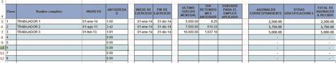 Calculadora De Aguinaldo 2016 En Excel Calculos Contables