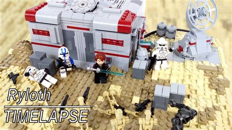 Lego Clone Base On Ryloth Lego Star Wars Moc Speedbuild Youtube