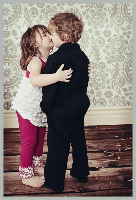 Pin By Bluewiskey Schaub On Feelings Kids Kiss Cute Baby Couple