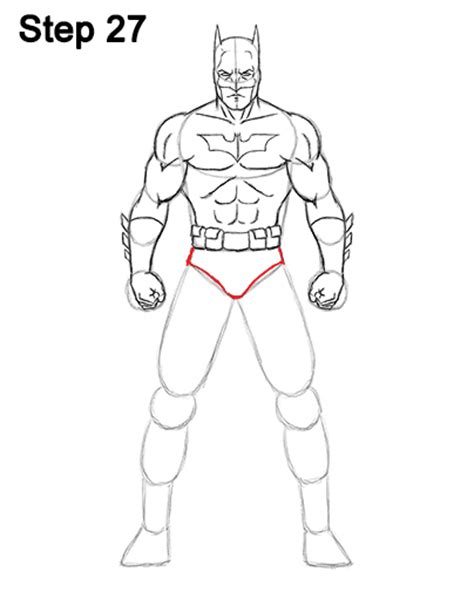 How To Draw Batman Full Body