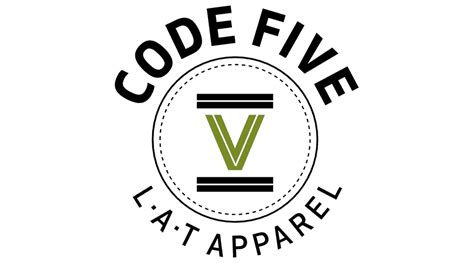 Code Five Lat Apparel Vector Logo Free Download Svg Png