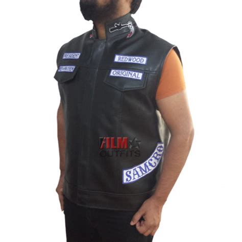 Jax Teller Sons Of Anarchy Leather Patches Vest