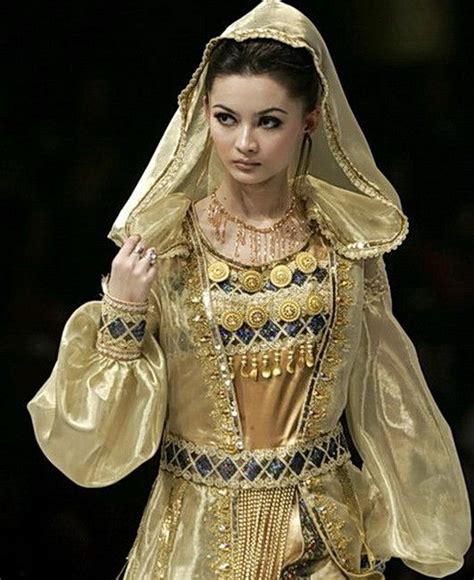 Turkish Traditional Costume Beautiful People Marriage Dress Golden