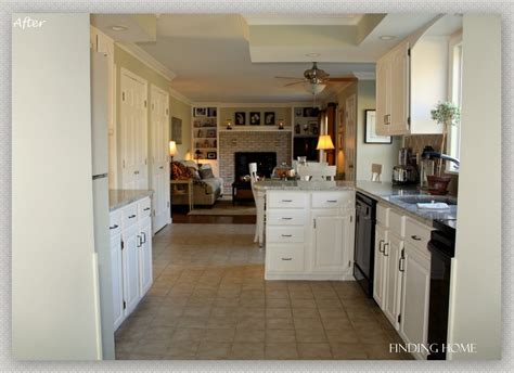 We think buying kitchen cabinets online should be easy. Remodelaholic | From Oak to Beautiful White Kitchen Cabinets
