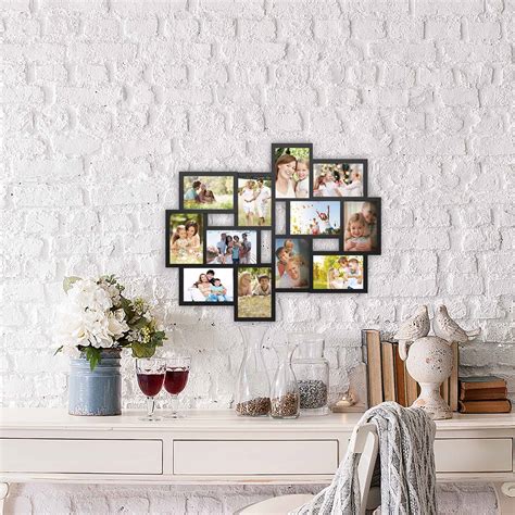 Lavish Home Collage Picture Frame With 12 Openings For 4x6 Photos Wall Hanging Multiple Photo
