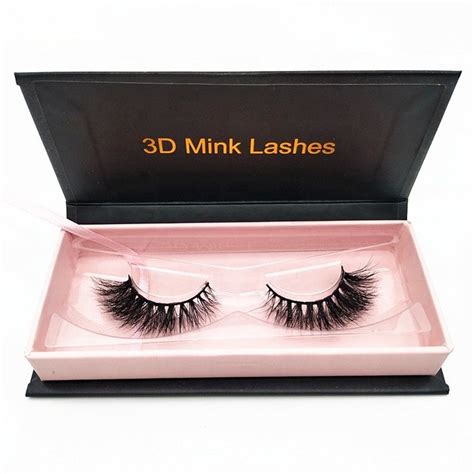 3d Mink Fur False Eyelash With Custom Box And Logo Whatsapp 86 18561673497 False Eyelashes