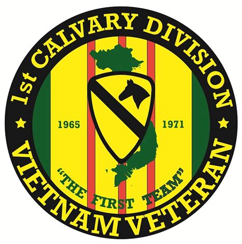 1st Cavalry Division Vietnam Veteran Decal Vietnam