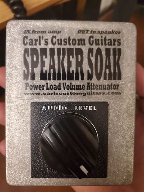Carls Custom Guitars 8 Ohm Speaker Soak Guitar Amp Volume Reverb