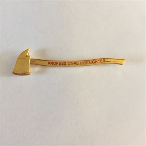 Fire Axe Lapel Pin Oregon State Fire Fighters Council
