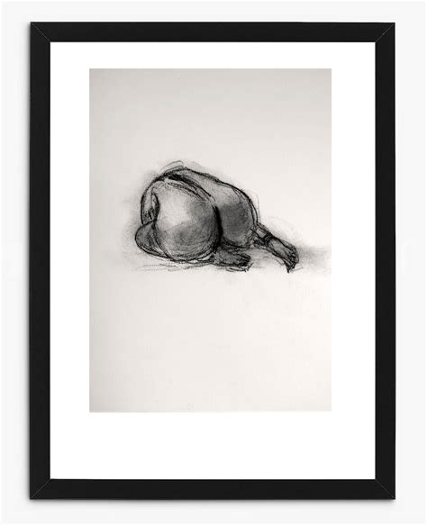 Nude Charcoal Drawing Limited Edition Print 20 Available Etsy