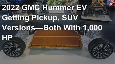 Gm says the pack is scalable between 50 and 200. 2022 GMC Hummer EV getting pickup, SUV versions, both with ...