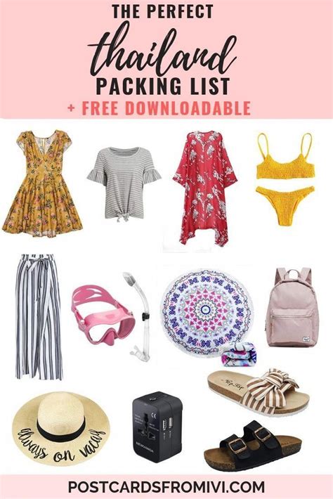 An Easy Thailand Packing List To Help You Know What To Pack For A 23