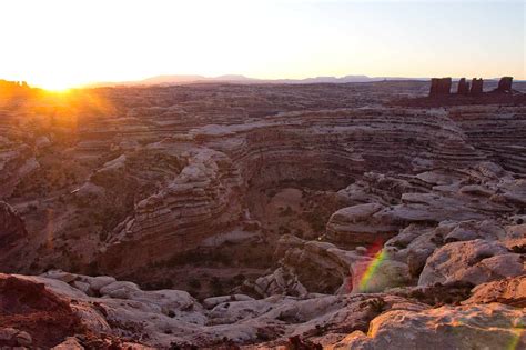 Hiking The Maze Overlook Trail In Canyonlands National Park Utah
