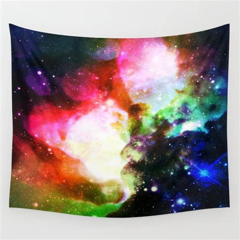 Rainbow Galaxy Nebula Wall Tapestry By 2sweet4words Designs Society6