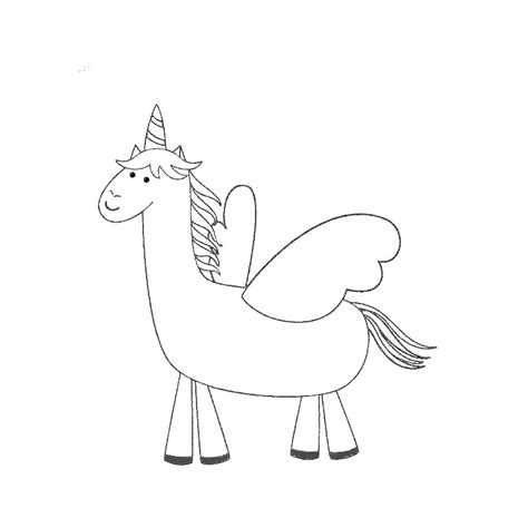 Funky Flying Unicorn Coloring Page – Celebrate Unicorns!