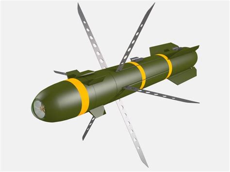 Agm 114r9x Hellfire Missile3d模型 Turbosquid 2014934