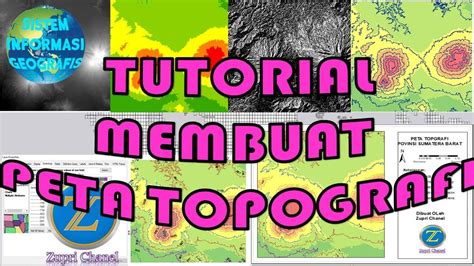 Tutorial Cara Membuat Peta Topografi Menggunakan Software Arcgis Youtube