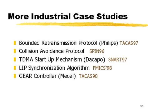 More Industrial Case Studies