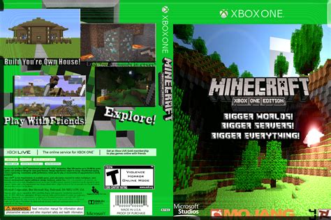 Minecraft Xbox One Edition Xbox One Box Art Cover By Austyn Derosier