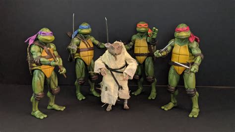 Neca 1990 🐢teenage Mutant Ninja Turtles 🐀splinter Review Youtube