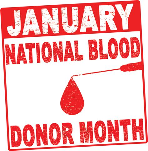 National Blood Donor Month 2019 Clipart Large Size Png Image Pikpng