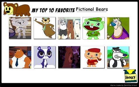 My Top 10 Favorite Bears By Cartoonstar92 On Deviantart