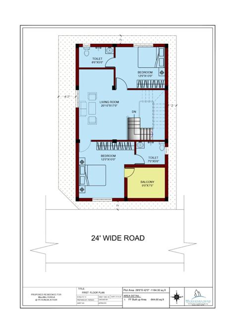 Floor Plan For 1200 Sq Ft Houses In India
