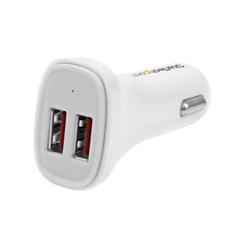 Comprar Startech Cargador De Coche Usb 2 Puertos 24w Usb2pcarwhs