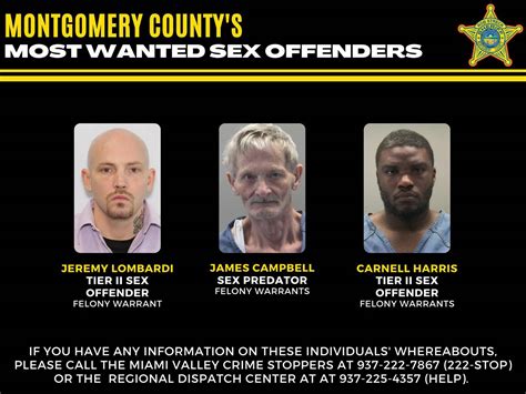 Montgomery County Sheriffs Office Seeks Information On Whereabouts Of