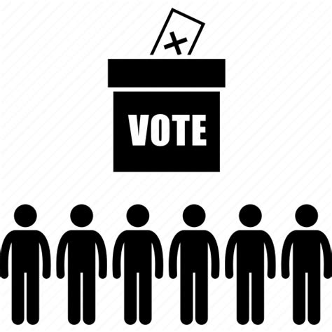 Ballot Box Citizen Democracy Vote Voters Voting Icon