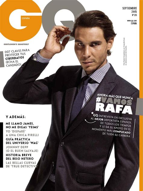 Rafael Nadal Covers September 2015 Gq España