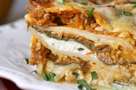 Oregon Transplant Lasagna With Spicy Sausage And Spinach