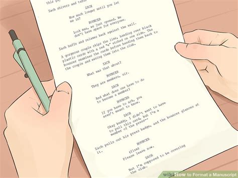 How To Format A Manuscript Steps With Pictures Wikihow