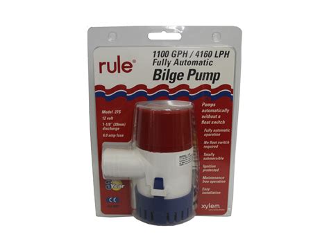 1100GPH Rule Mate Automatic Bilge Pump 12V