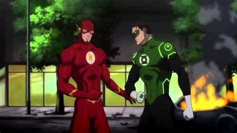 War is an animated superhero film. Justice League: WAR "Flash Meets Batman (Funny)" - YouTube