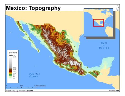 Image Gallery Mexico Topography