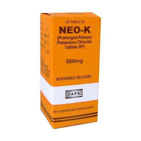 Neo K Tablets 500mg View Price Uses Side Effects