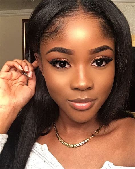 instagram post by kaiser👸🏾 jan 16 2017 at 11 42pm utc dark skin makeup black girl makeup