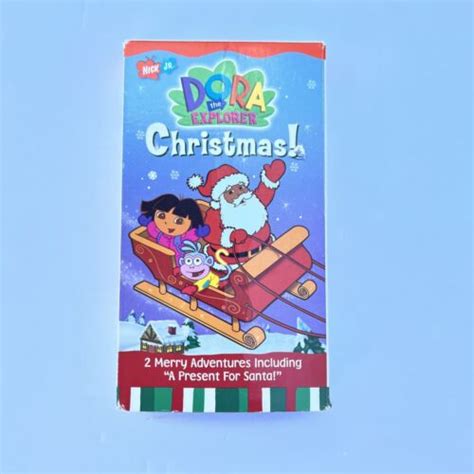 Dora The Explorer Christmas 2002 VHS Nick Jr Holiday Works 2