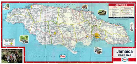 The map below shows jamaica with its cities, towns, highways, main roads in case jamaica is looking on the map under the coordinates 18 00 n 76 48 w otherwise in. Large detailed road and tourist map of Jamaica. Jamaica ...