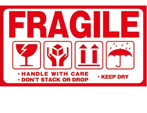 Buy Pack Of This Way Uplarge Fragile Please Handle With Care