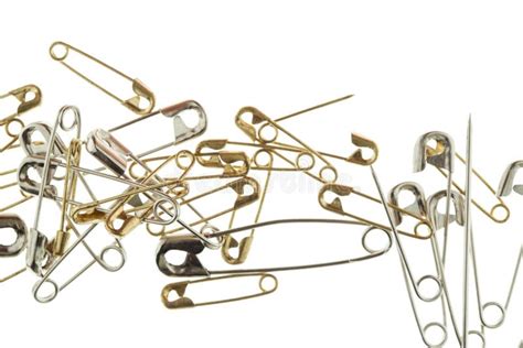 Pile Of Safety Pins Stock Photo Image Of Studio Textile 200287442