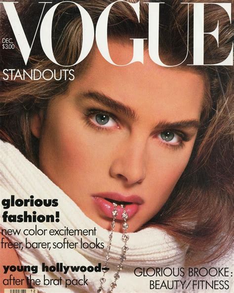 Brooke Shields On Instagram 💎 Fbf Vogue December 1987
