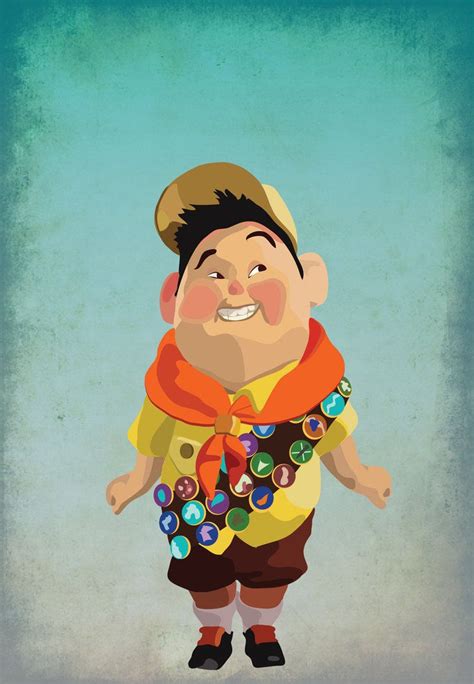 Russell By Blankearthdesign On Deviantart Disney Pixar Up Animated