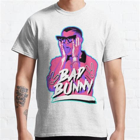Bad Bunny T Shirts Bad Bunny Classic T Shirt Rb3107 Bad Bunny Store