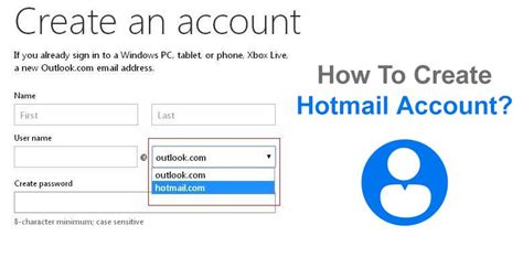 How To Create Hotmail Account Hotmail Create New Hotmail Account