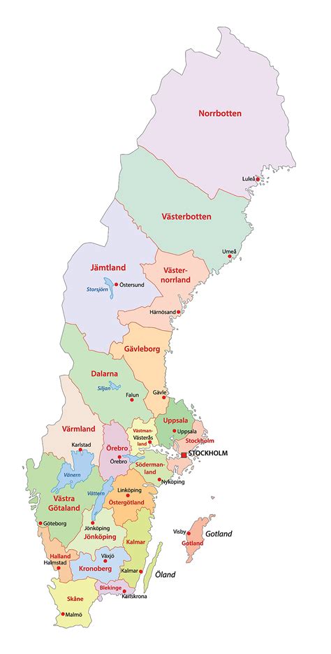 sweden maps printable maps of sweden for download images and photos finder