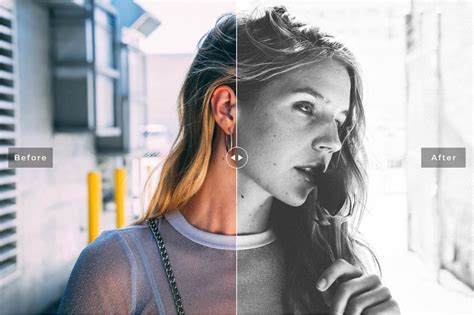 Monochrome Mobile And Desktop Lightroom Presets Pack By Creativewhoa Thehungryjpeg