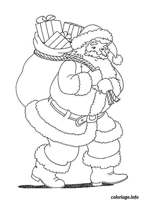 Tu as le choix entre des coloriages en ligne ou des coloriages à imprimer et à colorer tranquillement chez toi ensuite. Coloriage Pere Noel Gros Cadeaux Dessin Pere Noel à imprimer