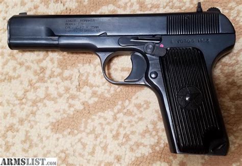 Armslist For Sale Romanian Tokarev Ttc Pistol 762x25